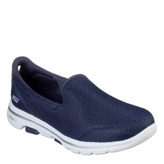 Skechers Go Walk 5 Wide Trainers Ladies Синьо Дамски маратонки