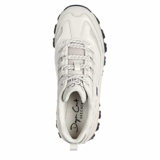 Skechers Doja Cat Patent Leather & Mesh Lace Low-Top Trainers Womens  Дамски маратонки