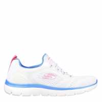 Skechers Engineered Mesh Bungee Slip-On W M Runners Womens Бяло/Розово Дамски маратонки