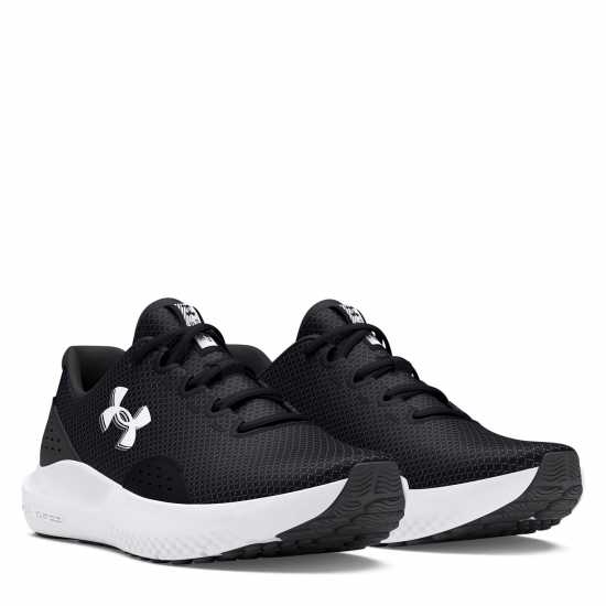 Under Armour Surge 4 Running Shoes Womens Черно/Бяло Дамски високи кецове