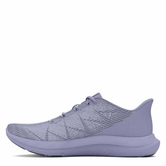 Under Armour Speed Swift Running Shoes Womens Целесте/Сиво Дамски високи кецове