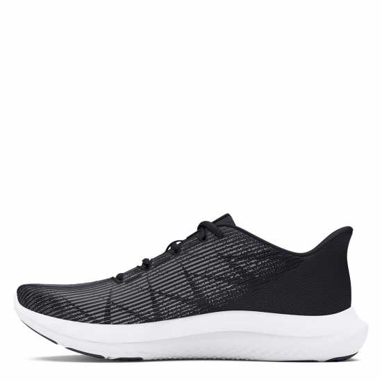 Under Armour Speed Swift Running Shoes Womens Черно/Бяло Дамски високи кецове