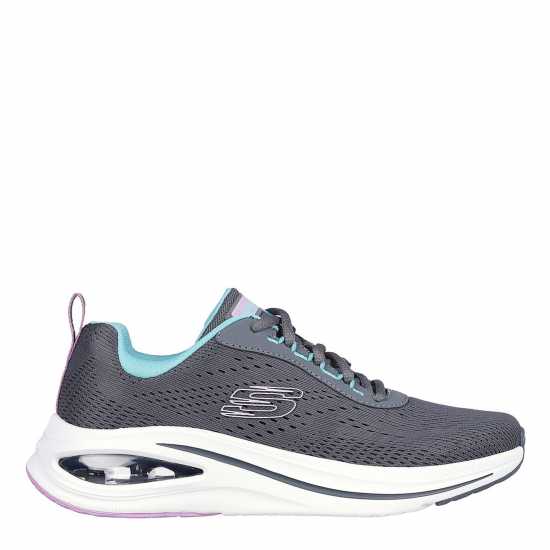 Skechers Engineered Mesh Lace-Up W Air-Cool Runners Womens Сиво/Синьо 