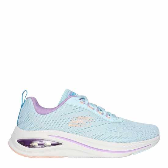 Skechers Engineered Mesh Lace-Up W Air-Cool Runners Womens L син Мш / Мул Дамски високи кецове