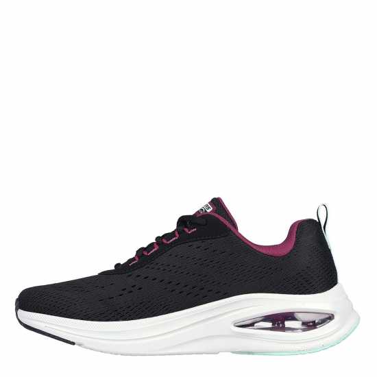 Skechers Engineered Mesh Lace-Up W Air-Cool Runners Womens Черно/Розово Дамски високи кецове