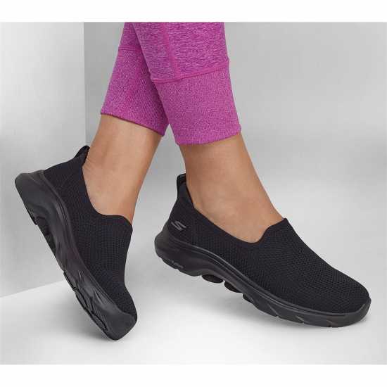 Skechers Athletic Knit Slip On Runners Womens  Дамски високи кецове