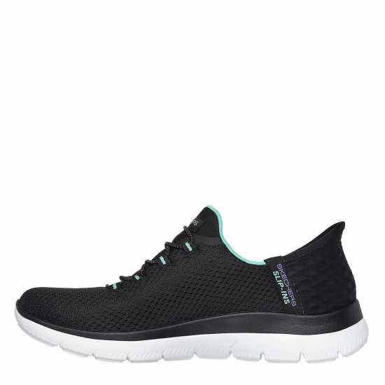 Skechers Slip-Ins: Summits - Diamond Dream Black/Turquoise 