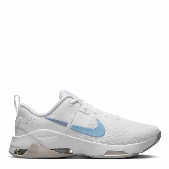 Nike Мъжки Спортни Обувки Zoom Bella 6 Premium Womens Training Shoes Бяло/Синьо Дамски високи кецове