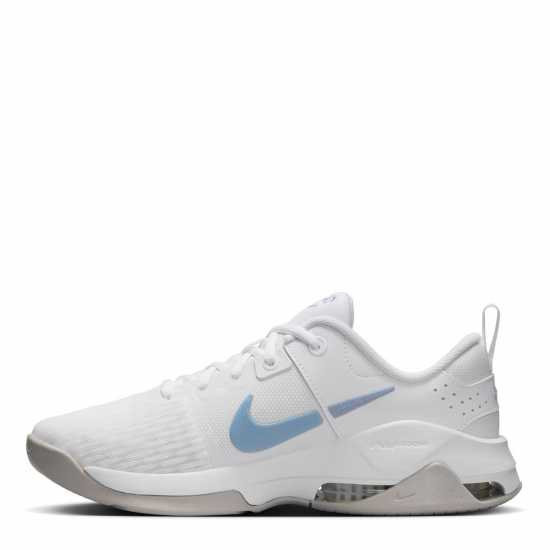 Nike Мъжки Спортни Обувки Zoom Bella 6 Premium Womens Training Shoes Бяло/Синьо Дамски високи кецове