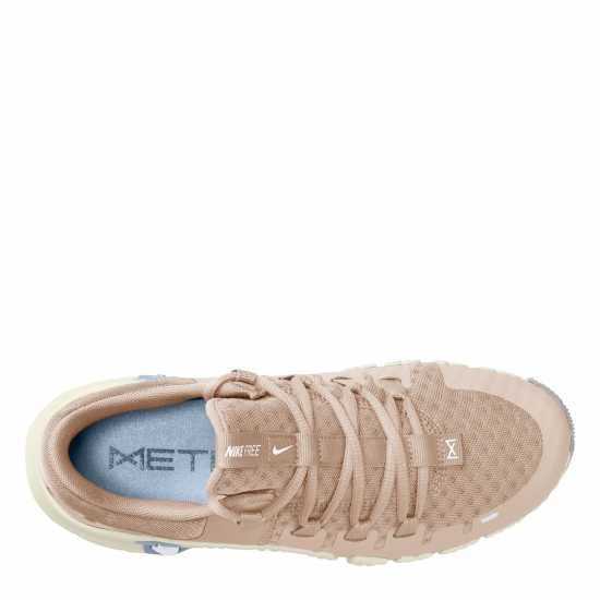 Nike Free Metcon 5 Training Shoes Sanddrift/White Дамски високи кецове