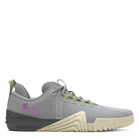 Under Armour Reign 6 Training Shoes Womens Сив/Жълт/Лилав Дамски високи кецове