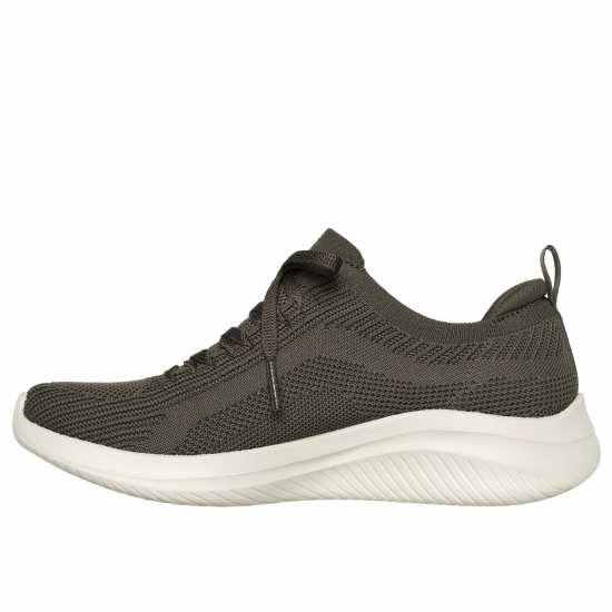 Skechers Маратонки Без Връзки Stretch Fit Deco Lace Slip-On W Ai Slip On Trainers Womens Олива Дамски високи кецове