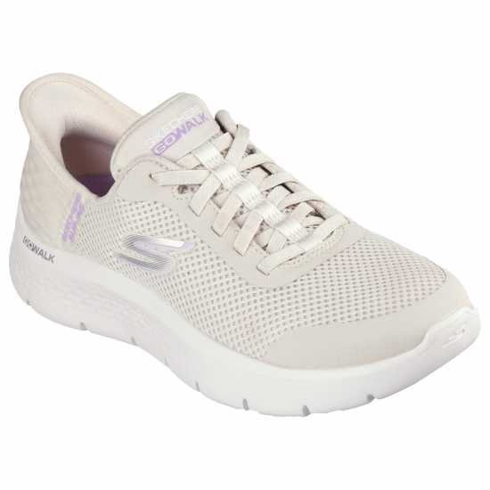 Skechers Slip-Ins: Go Walk Flex - Grand Entry Оф бяло Дамски високи кецове