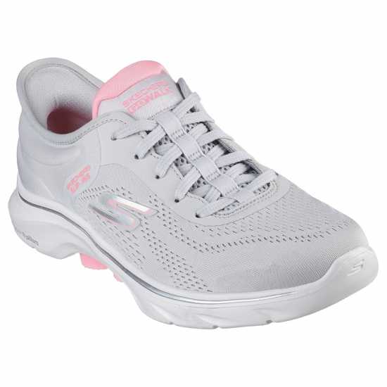 Skechers Slip-Ins: Go Walk 7 - Valin Сиво/Розово 