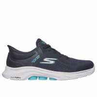 Skechers Slip-Ins: Go Walk 7 - Valin Черно/Аква Дамски високи кецове