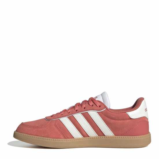 Adidas Breaknet Sleek Suede Trainers Womens Аличино/Бяло/Гума Дамски високи кецове