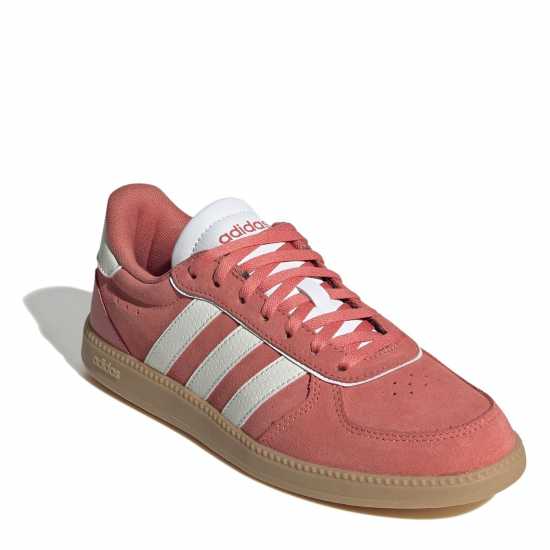 Adidas Breaknet Sleek Suede Trainers Womens Аличино/Бяло/Гума Дамски високи кецове