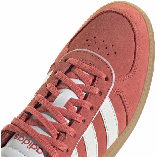 Adidas Breaknet Sleek Suede Trainers Womens Аличино/Бяло/Гума Дамски високи кецове