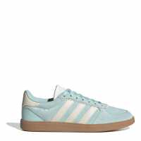 Adidas Breaknet Sleek Suede Trainers Womens Аква / Бяло / Гума 