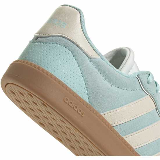 Adidas Breaknet Sleek Suede Trainers Womens Аква / Бяло / Гума 