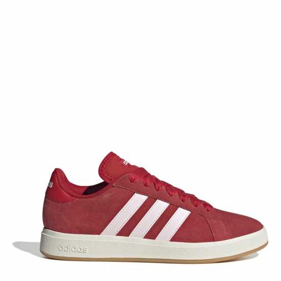 Adidas Мъжки Маратонки Grand Court Base 00S Womens Trainers Алица/Розово Дамски високи кецове