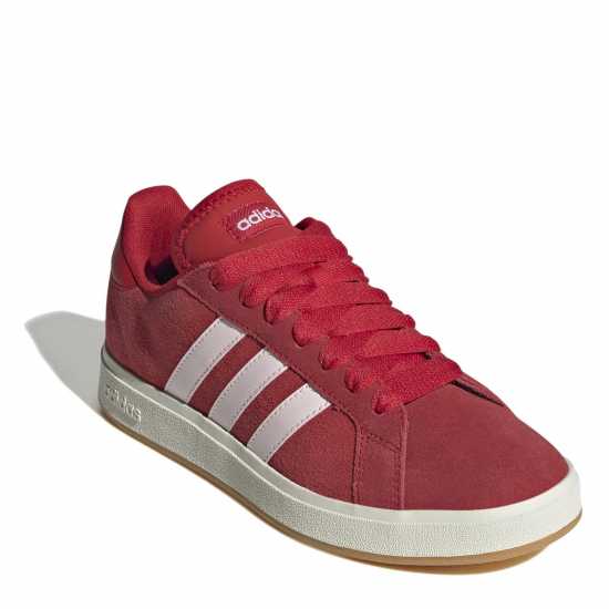 Adidas Мъжки Маратонки Grand Court Base 00S Womens Trainers Алица/Розово Дамски високи кецове