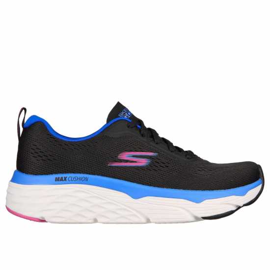 Skechers Max Cushioning Elite Low-Top Trainers Womens Черно/ Синьо Дамски високи кецове