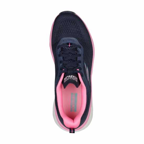 Skechers Max Cushioning Elite Low-Top Trainers Womens Морска синьо/ Розово Дамски високи кецове