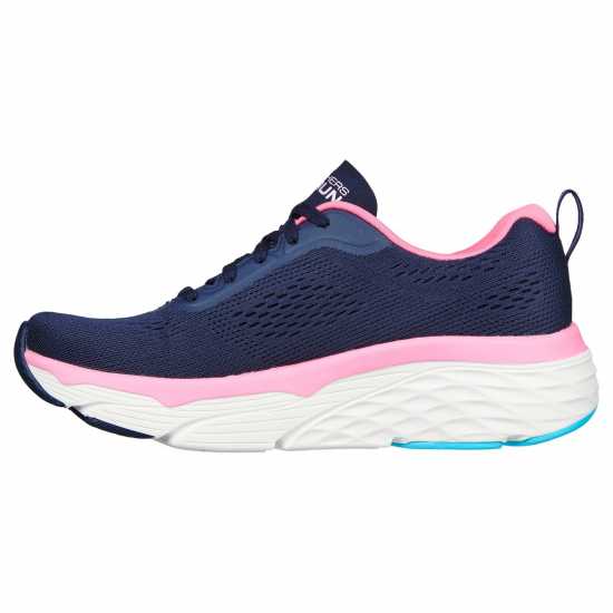 Skechers Max Cushioning Elite Low-Top Trainers Womens Морска синьо/ Розово Дамски високи кецове