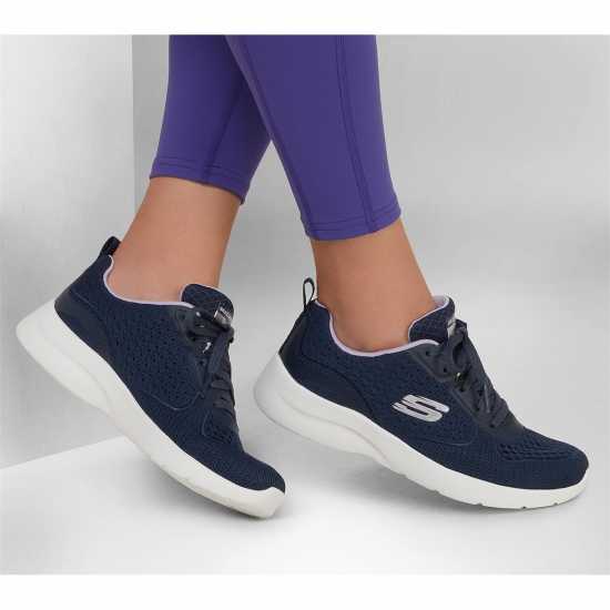 Skechers Dynamight 2.0 Runners Womens Морско синьо/Лилаво Дамски високи кецове