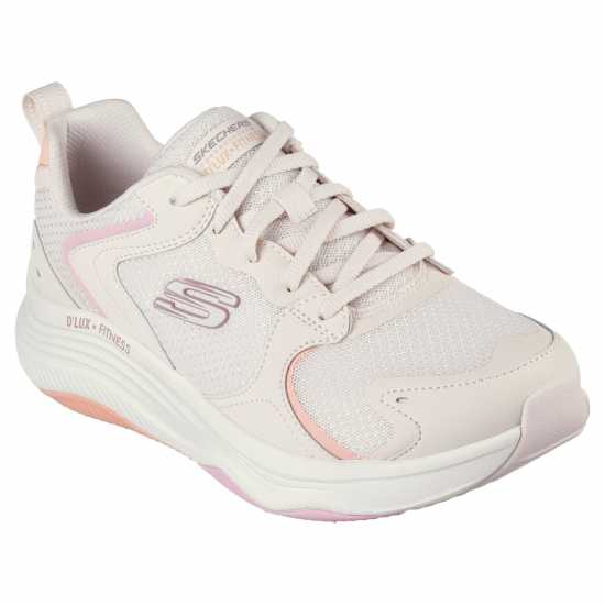 Skechers D Lux Fitness-Modest Flow Runners Womens Розово Дамски високи кецове