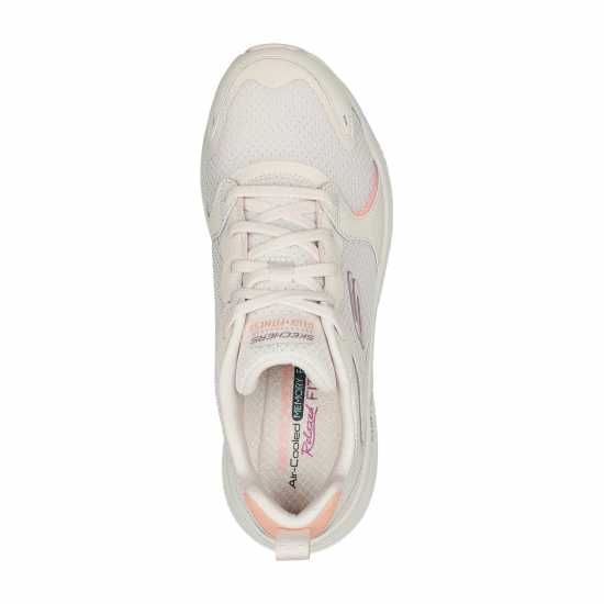 Skechers D Lux Fitness-Modest Flow Runners Womens Розово Дамски високи кецове