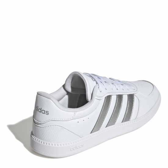 adidas Breaknet Sleek Women's Trainers Бяло/сребро Дамски високи кецове