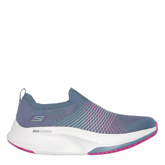 Skechers Engineered Knit Slip On W Haptic Pr Runners Womens Морско синьо/Розово 