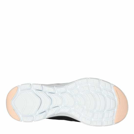 Skechers Flex Applea 4.0 Runners Womens Черно/Леопард Дамски високи кецове