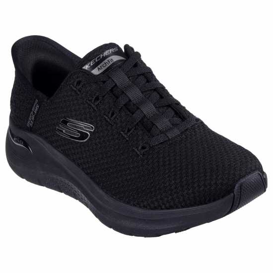 Skechers Маратонки Без Връзки Arch Fit 2.0 Slip On Trainers Womens Черно Дамски маратонки