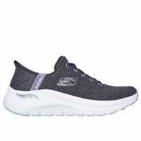 Skechers Маратонки Без Връзки Arch Fit 2.0 Slip On Trainers Womens Черно/Многоцветно Дамски маратонки