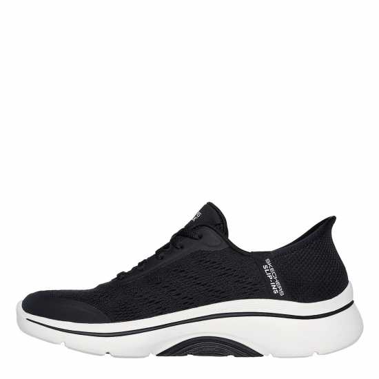 Skechers Маратонки Без Връзки Go Walk Arch Fit 2.0 - Valenc Slip On Trainers Womens Черно/Бяло Дамски високи кецове