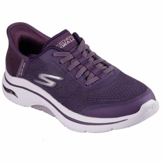 Skechers Маратонки Без Връзки Go Walk Arch Fit 2.0 - Valenc Slip On Trainers Womens Слива 