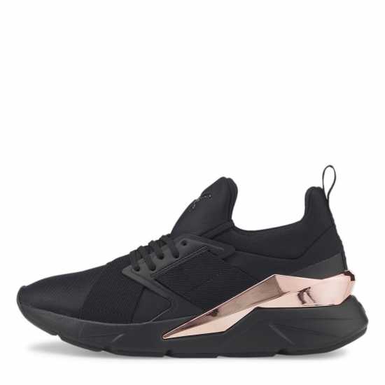 Puma Muse X5 Metal Wns Low-Top Trainers Womens Черно Пума Дамски високи кецове