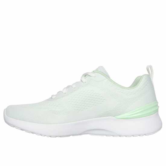 Skechers Dual Tone Engineered Mesh Lace-Up W Runners Womens Бяло/Мента Дамски високи кецове