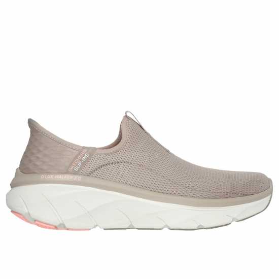 Skechers D Lux Walker 2.0-Happy Step Slip On Runners Womens Тип/Корал 