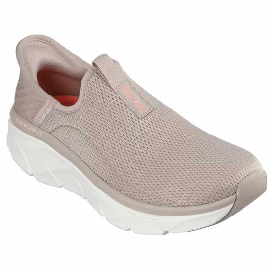 Skechers D Lux Walker 2.0-Happy Step Slip On Runners Womens Тип/Корал 