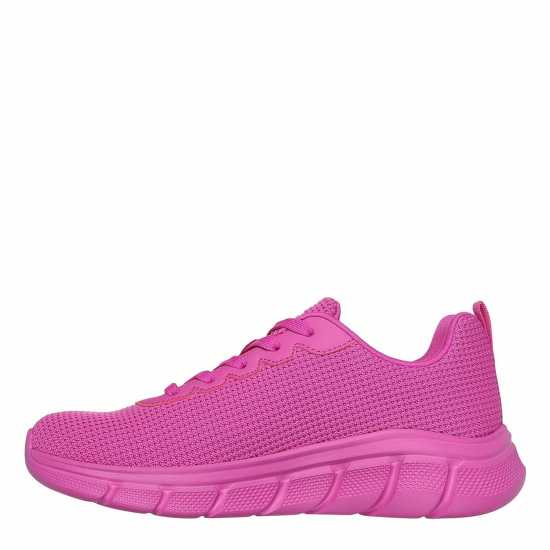 Skechers Two Tone Knit Lace Up Sneaker Runners Womens  Дамски високи кецове