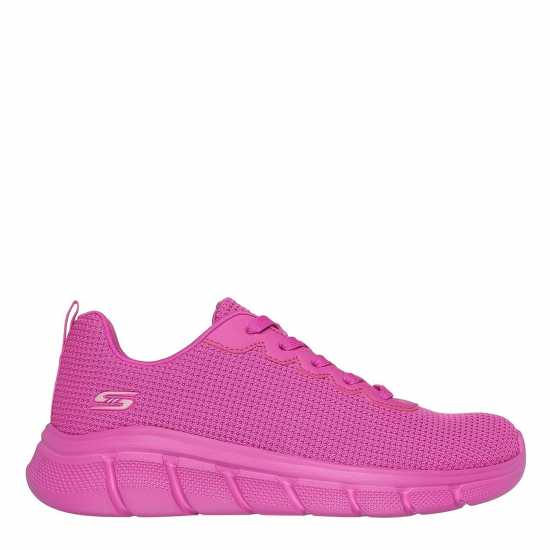 Skechers Two Tone Knit Lace Up Sneaker Runners Womens  Дамски високи кецове