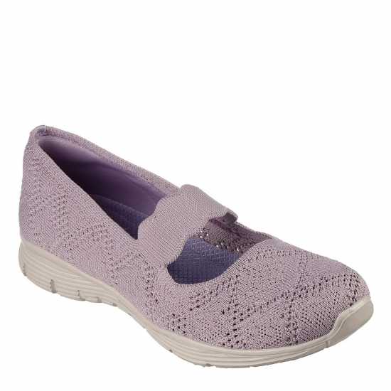 Skechers Seager Casual Party Лаванда Кнт Дамски високи кецове