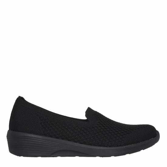 Skechers Маратонки Без Връзки Arya - Clear Skies Slip On Trainers Womens Черно Кафяво Дамски високи кецове