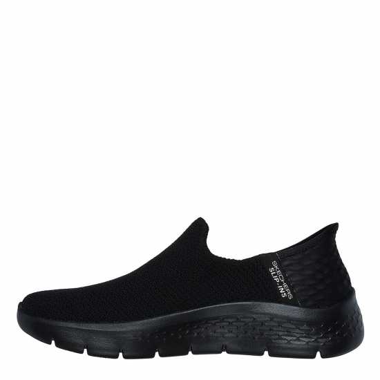 Skechers Stretch Fit Knit Slip-Ins Slip On Runners Womens Черно 