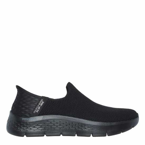 Skechers Stretch Fit Knit Slip-Ins Slip On Runners Womens Черно 