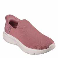 Skechers Stretch Fit Knit Slip-Ins Slip On Runners Womens Роза Дамски високи кецове